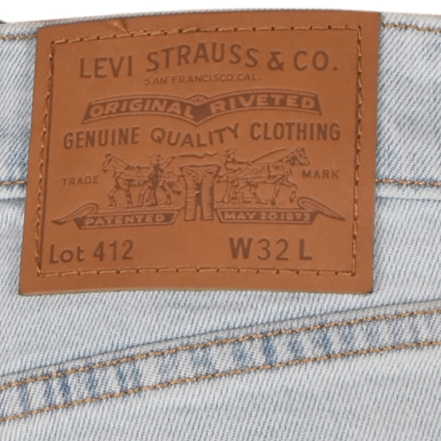 Alternative Image for ProductLevis Original Fit 412 Denim Shorts Blue3